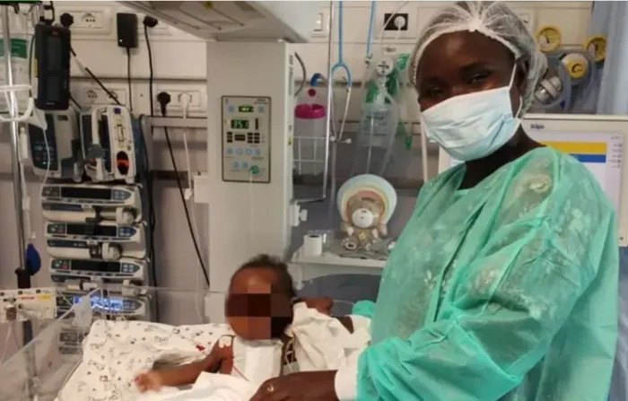 Bimba cardiopatica del Senegal operata a Palermo