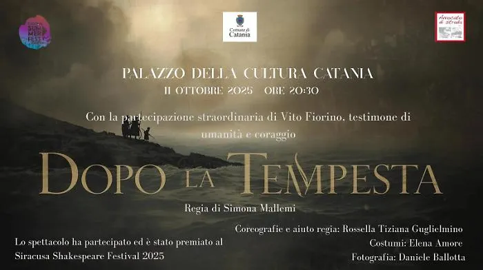 Dopo la tempesta: teatro, salvataggi e speranza alla Notte dei senza fissa dimora del Catania Summer Fest 2025