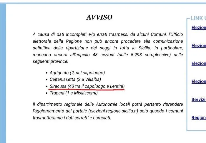 Il voto che non c&rsquo;&egrave;: 43 sezioni sparite e la Regione corre ai ripari