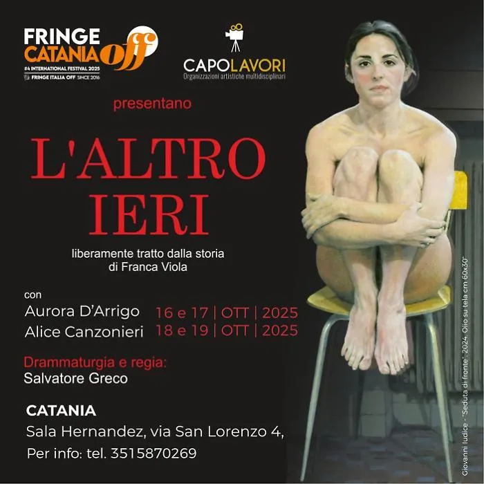 Locandina spettacolo "L'altro ieri"