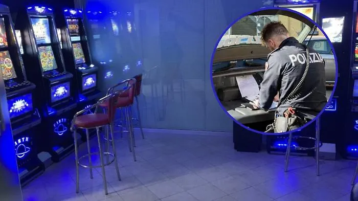 Tranciano il catenaccio e svuotano centro scommesse: rubate 5 slot machines
