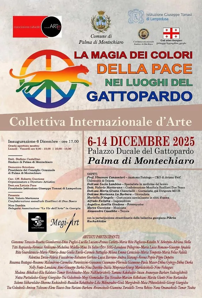 &ldquo;La magia dei colori della Pace nei luoghi del Gattopardo&rdquo;
