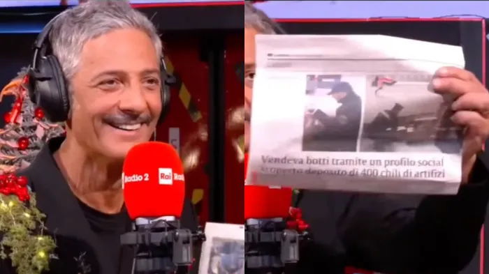 &laquo;Zelensky, se ti servono armi&hellip; vieni a Catania!&raquo;: l'ironia di Fiorello sulla cronaca de "La Sicilia". Il video