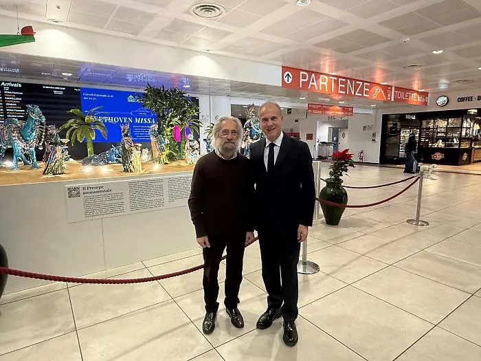 Al Falcone Borsellino presepe monumentale in ceramica