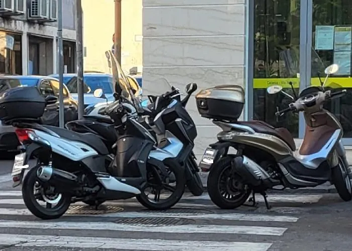 Parcheggio su strisce pedonali