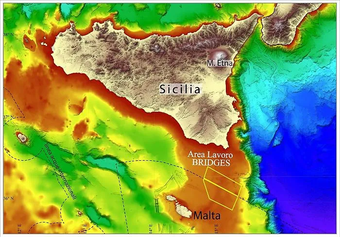 Al via la campagna oceanografica Bridges: alla ricerca del ponte perduto tra Sicilia e Malta
