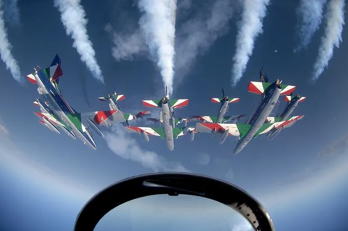 Le Frecce tricolori a Marina di Modica e a Noto