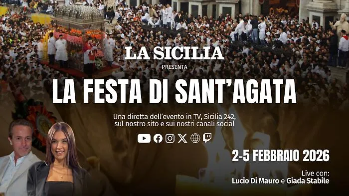La diretta della Festa di Sant'Agata