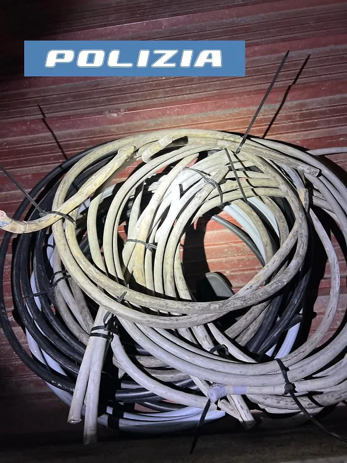 Non si fermano i furti di "oro rosso": arrestato il ladro che aveva rischiato di rimanere folgorato