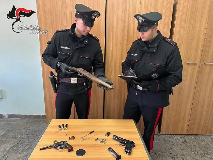 Monreale, aveva un fucile  modificato e munizioni: arrestato un diciannovenne per detenzione di arma clandestina