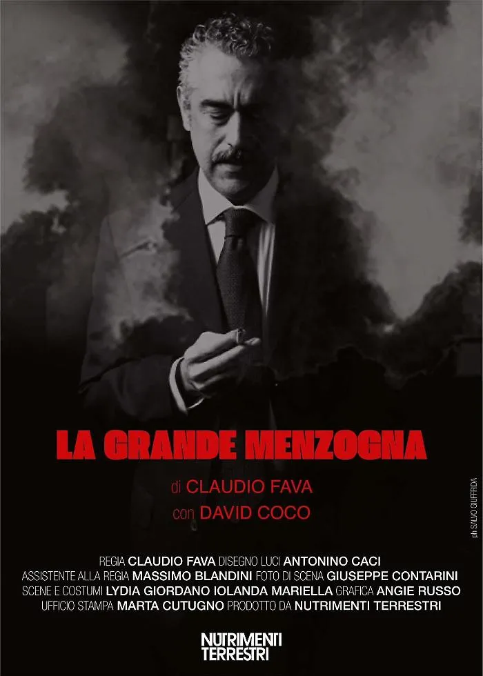 locandina spettacolo "La grande menzogna"