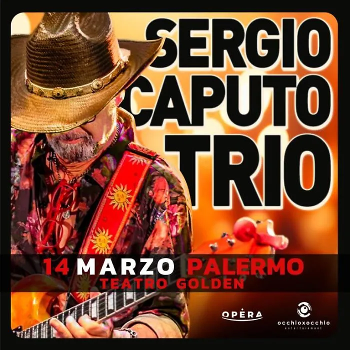 Locandina concerto Sergio Caputo Trio