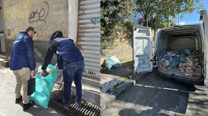 Polizia Municipale: 147 sanzioni e furgone sequestrato per scarico abusivo di rifiuti edilizi