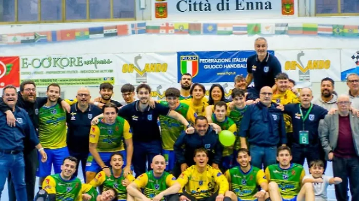 Pallamano: domani dopo 10 anni l'Haenna pronta a festeggiare il ritorno nella massima serie maschile