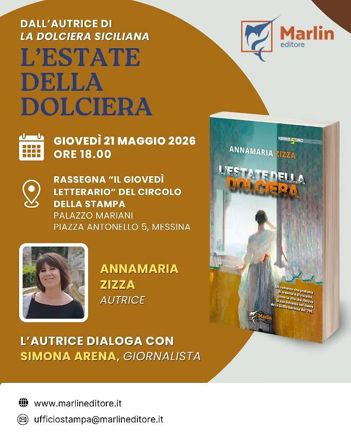 Gioved&igrave; a Messina: Annamaria Zizza presenta "L'estate della dolciera"