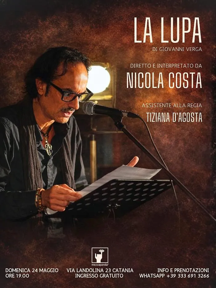L'attore Nicola Costa