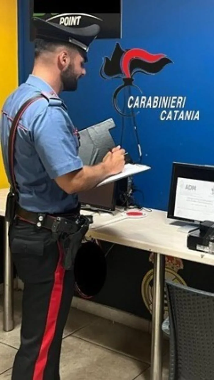 Controlli anti-scommesse nel Catanese: denunciato il titolare per esercizio abusivo