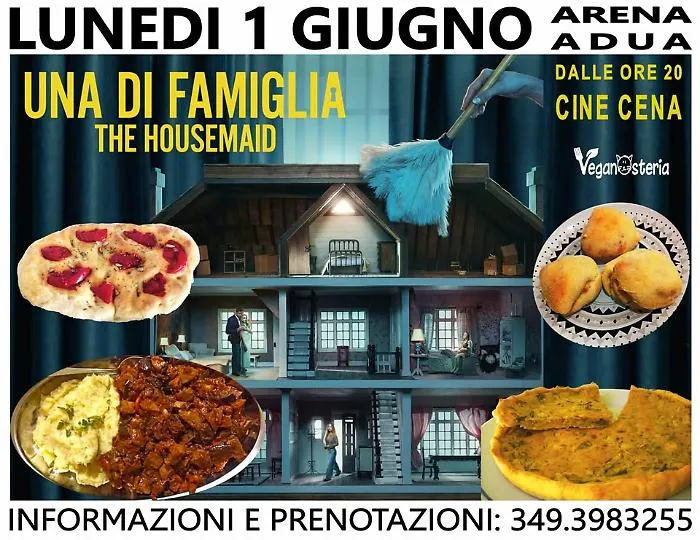 Cine cene all'Arena Adua: film e menu a sorpresa il 1&deg; giugno