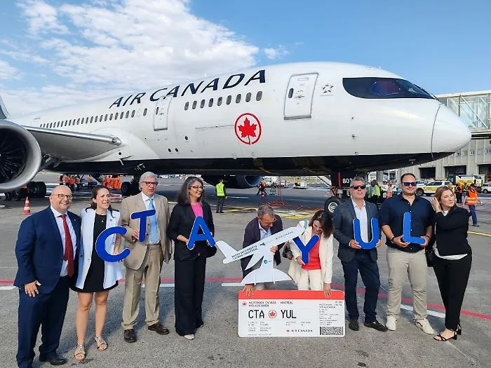 Da Catania a Montreal: Air Canada inaugura la prima rotta diretta con il Boeing 787