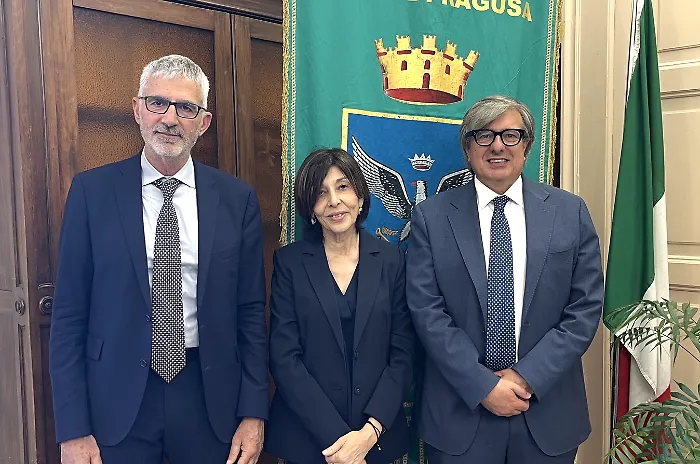 Ragusa, i vertici dell'Universit&agrave; di Catania in visita a palazzo di Citt&agrave;