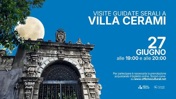 Notte a Villa Cerami: visite guidate tra storia e giardini