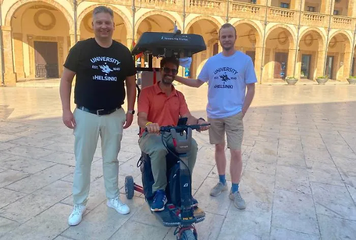Lo scooter hi-tech dell'Universit&agrave; di Helsinki monitora aria e microclima urbano in un comune siciliano
