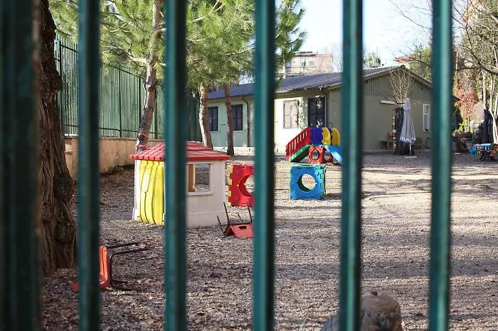 Il parco giochi che della Villa Bonfiglio di Agrigento rimane chiuso al pubblico