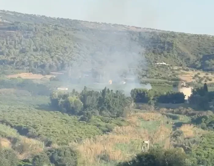 Vittoria, in fiamme la riserva del Pino D'Aleppo