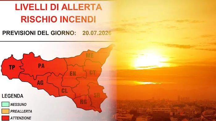 Sicilia, luned&igrave; di fuoco: il caldo non molla e l&rsquo;isola entra nella sua giornata pi&ugrave; pesante