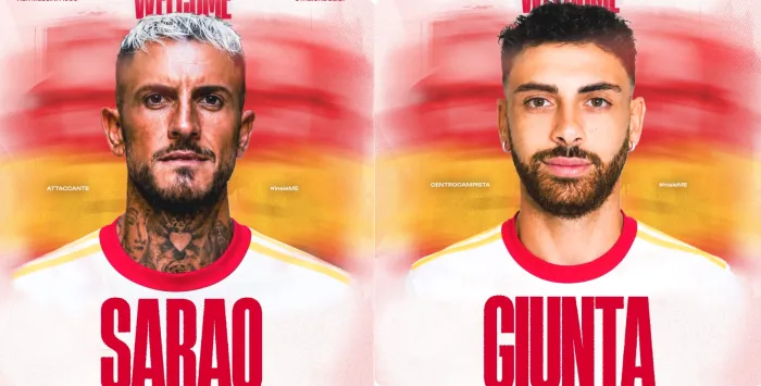 Messina, primi due colpi ufficiali:  Sarao e Giunta
