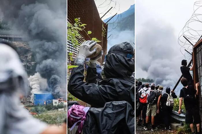 Scontri in Val di Susa: 68 feriti tra le forze dell'ordine, molotov e mezzi dati alle fiamme