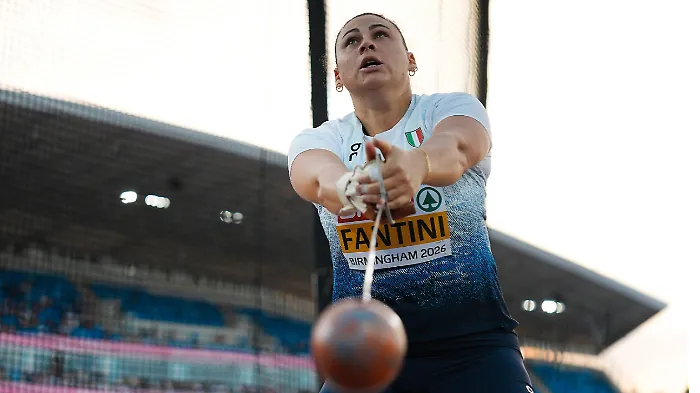 Atletica: quinto podio azzurro agli Europei, Sara Fantini d'argento nel martello