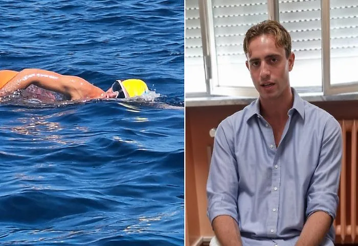 Il diabete non &egrave; un limite: Francesco, 17 anni, completa a nuoto la traversata dello Stretto di Messina