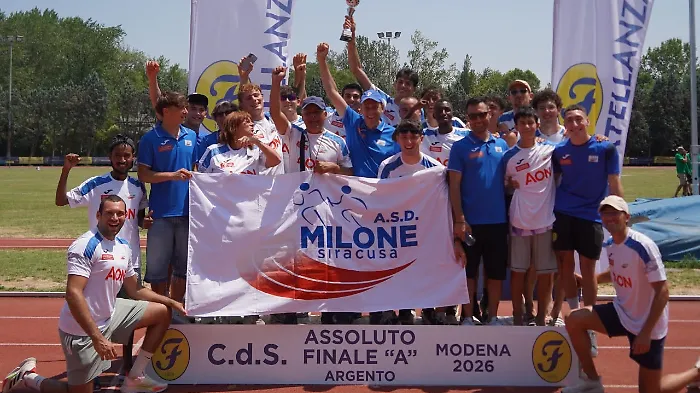 Atletica: settembre d'oro per Milone Siracusa in finale scudetto in due categorie