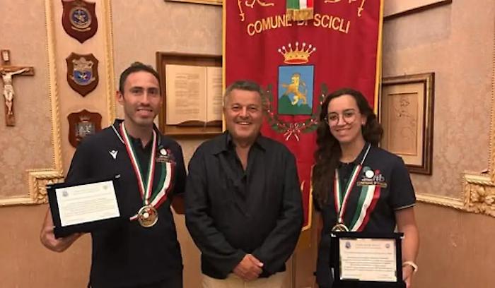 Scicli, i campioni italiani di beach bocce ricevuti dal sindaco Marino