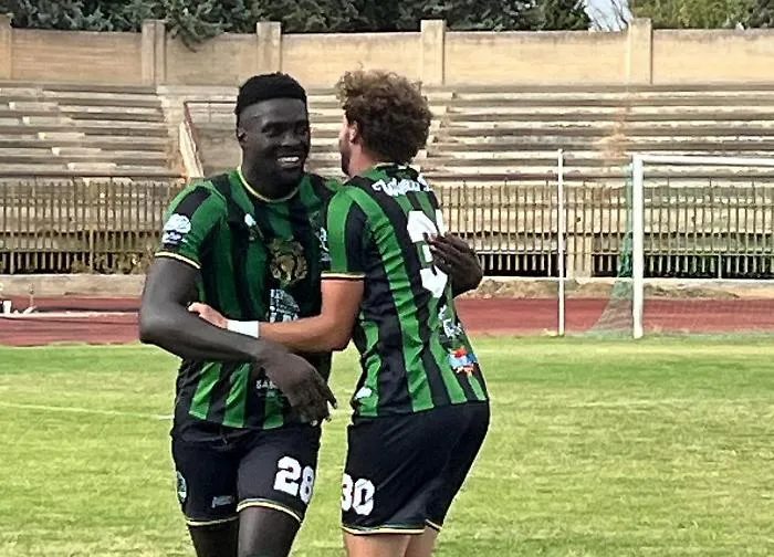 Sciacca travolgente: 5-0 al Lascari Cefal&ugrave; nel segno di un Mbengue scatenato