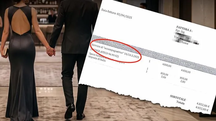 Il politico contatta l'escort siciliana ma al momento di pagare scompare. Ma gli arriva il decreto ingiuntivo 