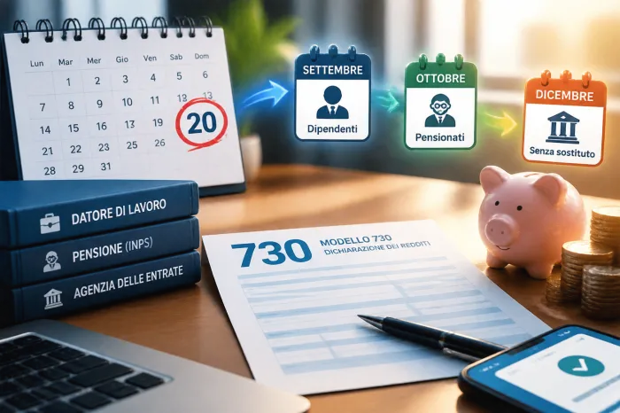 Rimborso 730, quando arriva davvero: la data del 20, i tempi in busta paga e chi deve aspettare dicembre