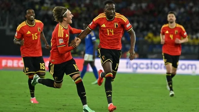 Il Belgio domina e strapazza l'Italia di Mancini nel debutto in Nations League