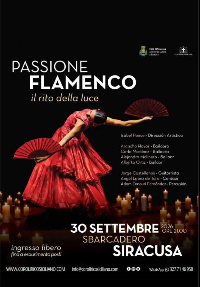 Passione Flamenco e Coro Lirico Siciliano al nuovo Sbarcadero