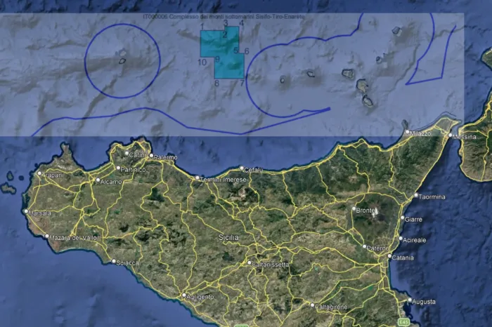  Svolta ecologica nel Tirreno: la mappa della protezione marina arriva ai vulcani sottomarini siciliani 