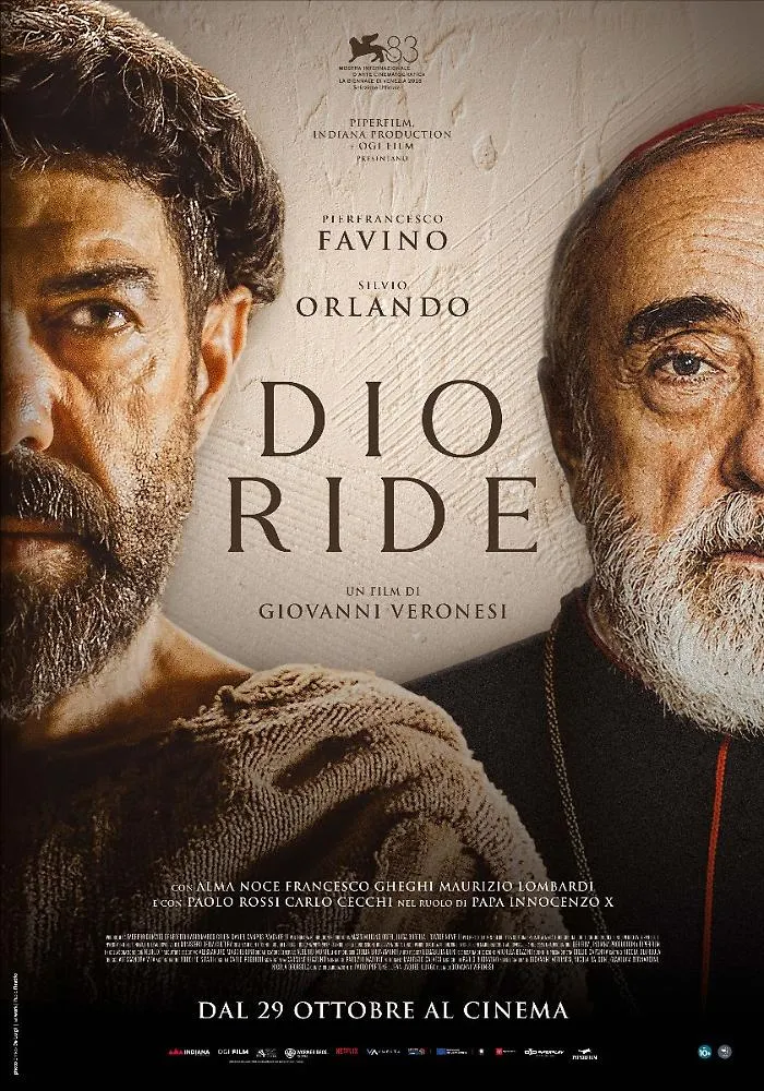Anpterpima del film Dio ride: la risata che sfida il potere