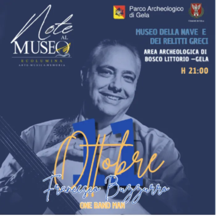 Francesco Buzzurro e "One Band Man" al Museo della Nave di Gela: un viaggio tra musica e archeologia