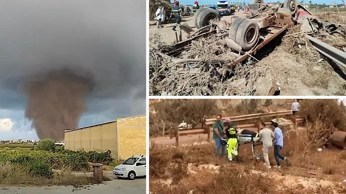 Case distrutte, scuola inagibile e almeno 11 feriti: Marsala e Petrosino contano i danni del tornado. &laquo;Una scena di guerra&raquo;