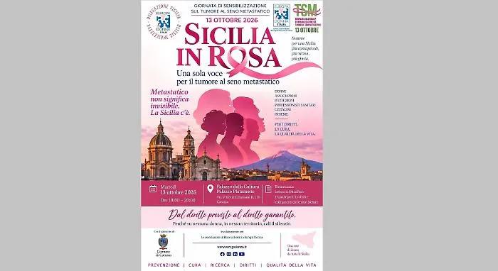 Sicilia in Rosa: una sola voce contro il tumore al seno metastatico