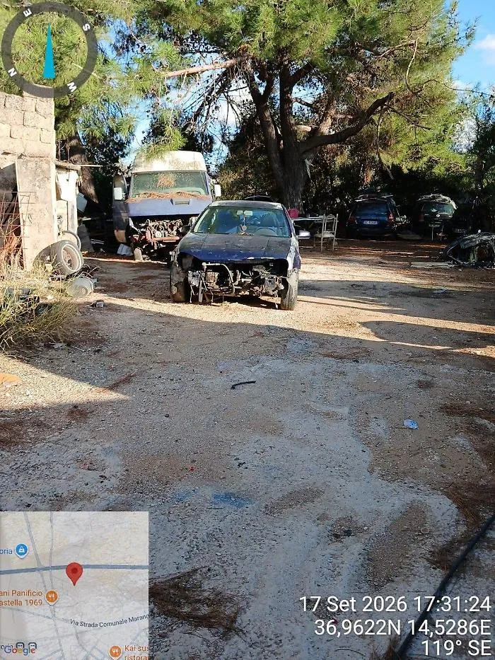Vittoria, denuncia di Terre Pulite: "Officina fai da te"