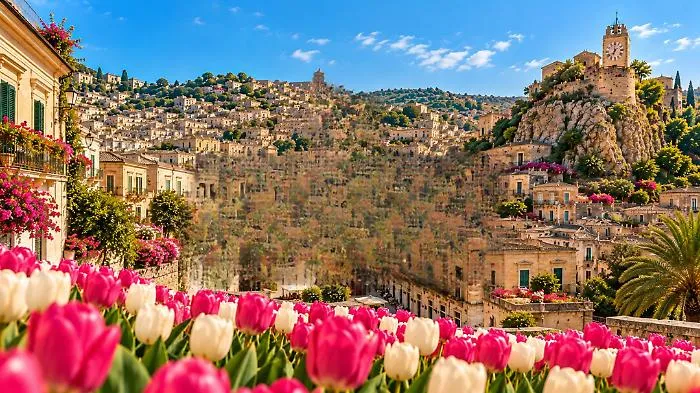 Modica diventa la citt&agrave; dei tulipani