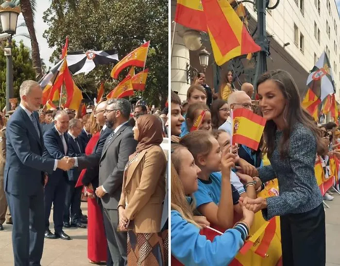 Felipe VI e Letizia di Spagna a Ceuta tra acclamazioni e allarme per la crisi migratoria
