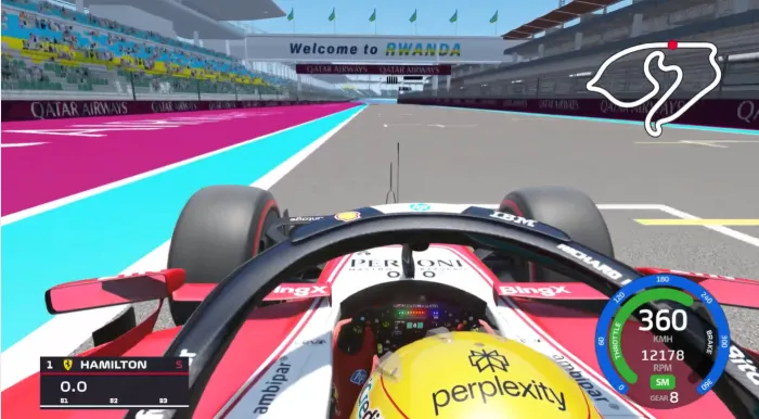 Un giro col simulatore nel nuovo circuito del Gp del Ruanda: due rettilinei da 360 km/h