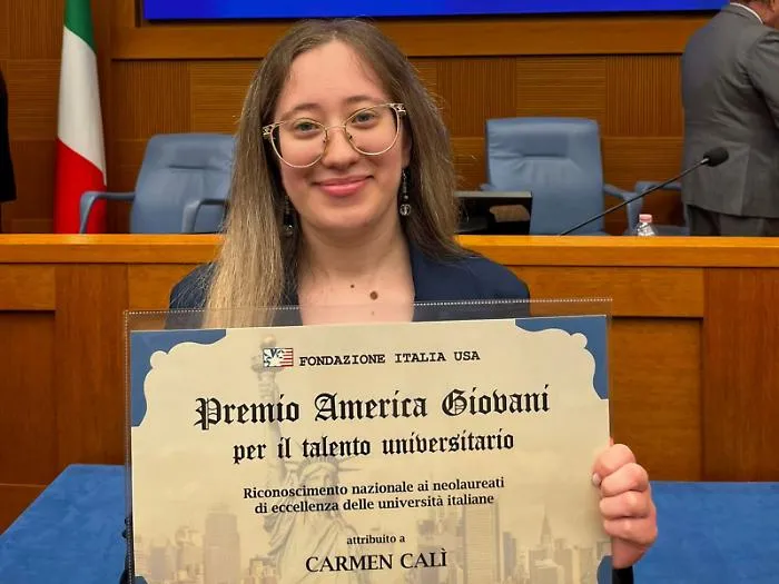 Premio America Giovani a Carmen Cal&igrave;: dalla Sicilia a Milano, il talento che supera le distanze